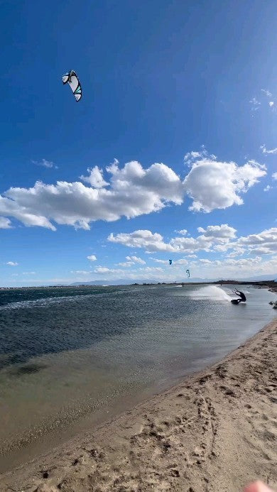 #repost @nicogambier 
__

A few 🔨 🔨 from the storm in Barcares! 
——
#kitesurf #kitesurfing #kiteboarding #kite #surf #kitelife #kiteboard #kitesurfer #surfing #beach #kitesurfingworld #naish #naishkites