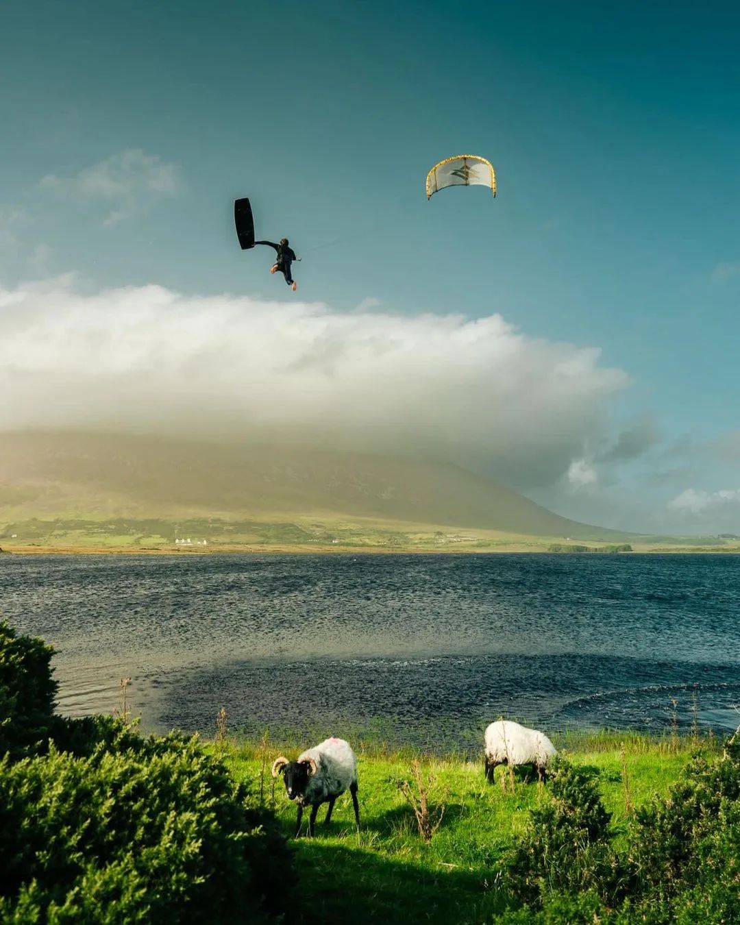 #repost @stig_hoefnagel
__

Irish prime ☘️🐑

Really proud of this picture together with @andytroyphoto what better way to end up on a cover off @iksurfmag 

📸 @andytroyphoto 
🪁 @naish_kiteboarding 
📖 @iksurfmag